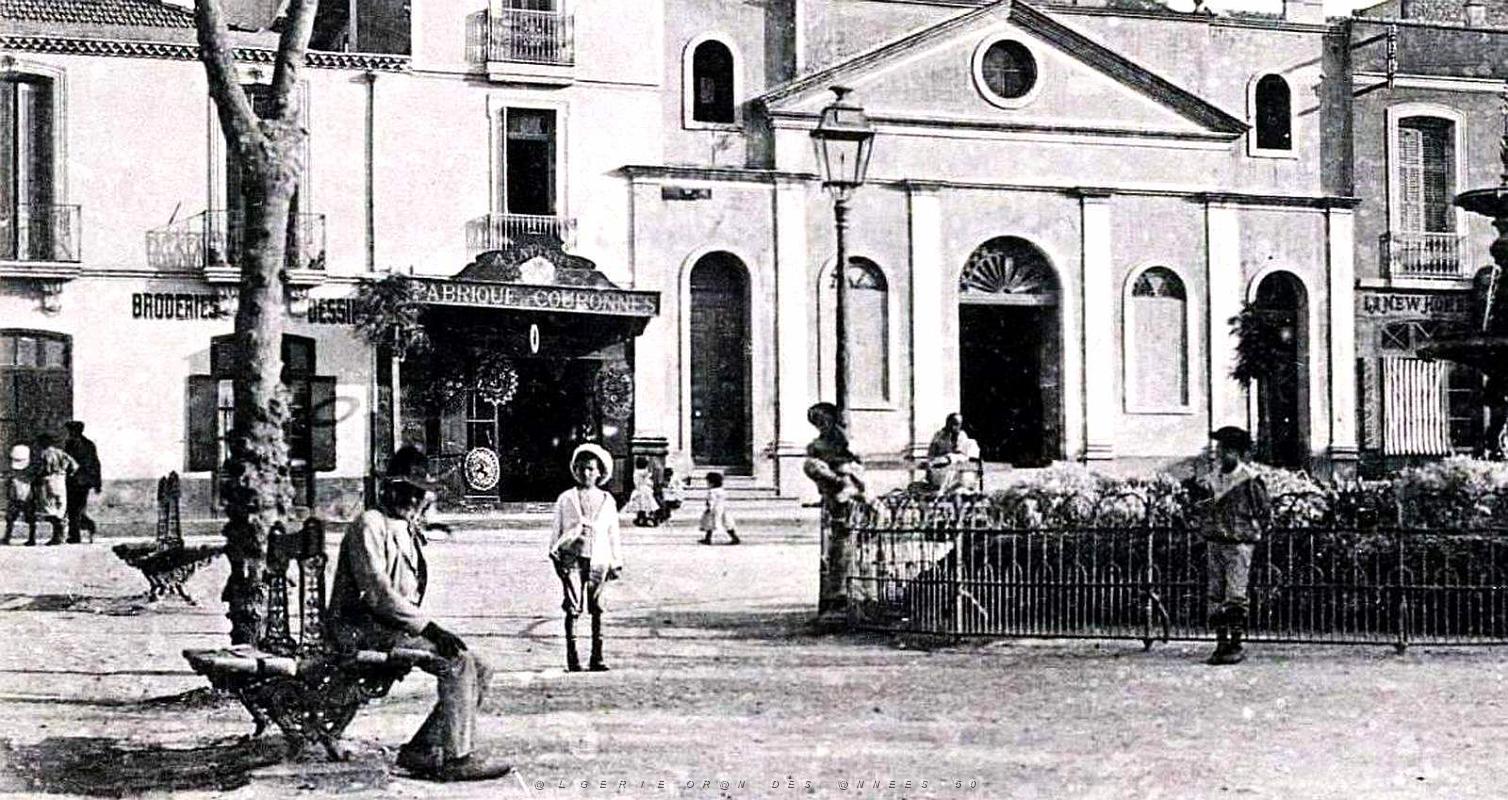 1572- Oran - Place de la Bastille2 - L'Eglise Saint-Esprit -1908.jpg